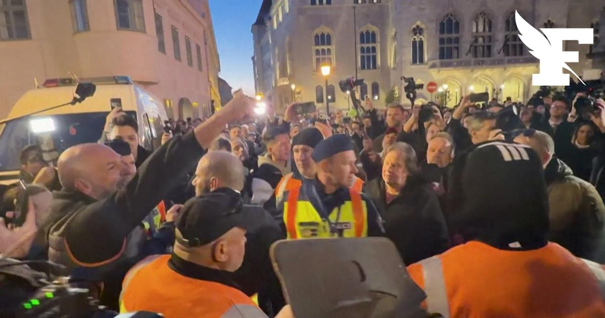 Hongrie: des affrontements éclatent en marge du dernier meeting de campagne du premier ministre nationaliste Viktor Orban