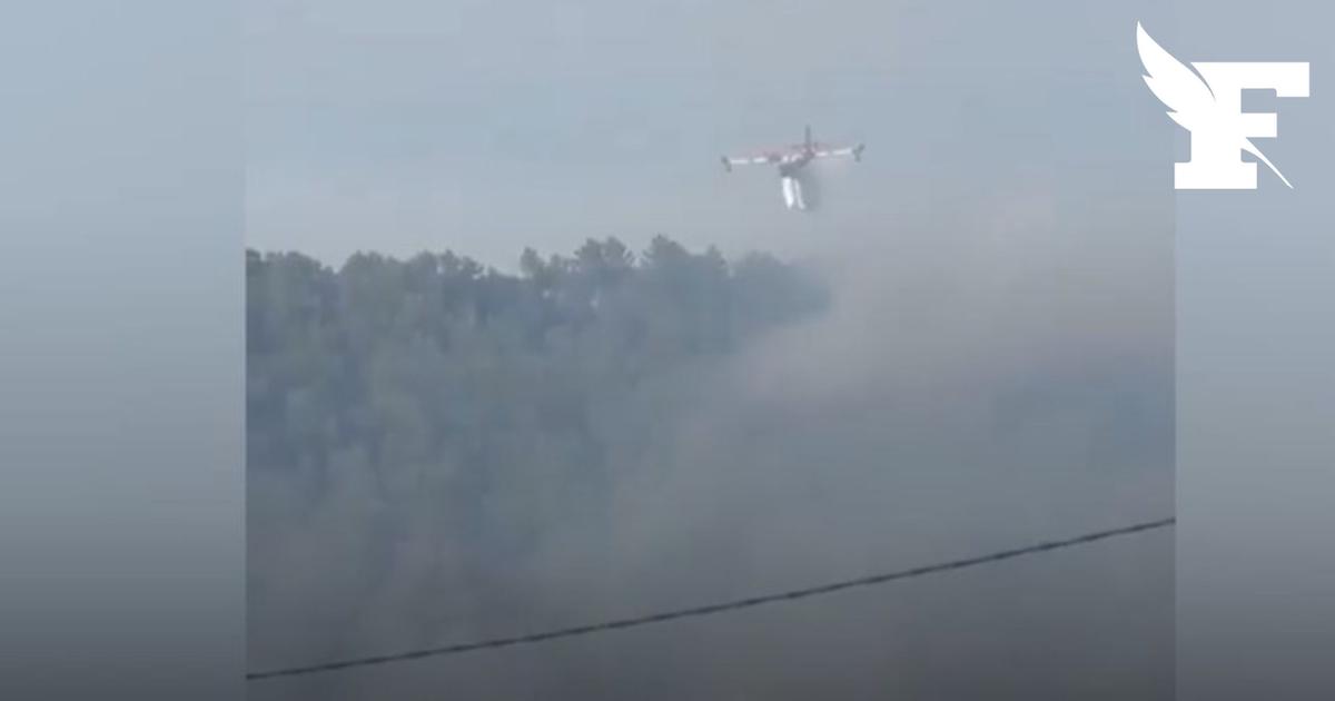 Les images impressionnantes des incendies dans le Var