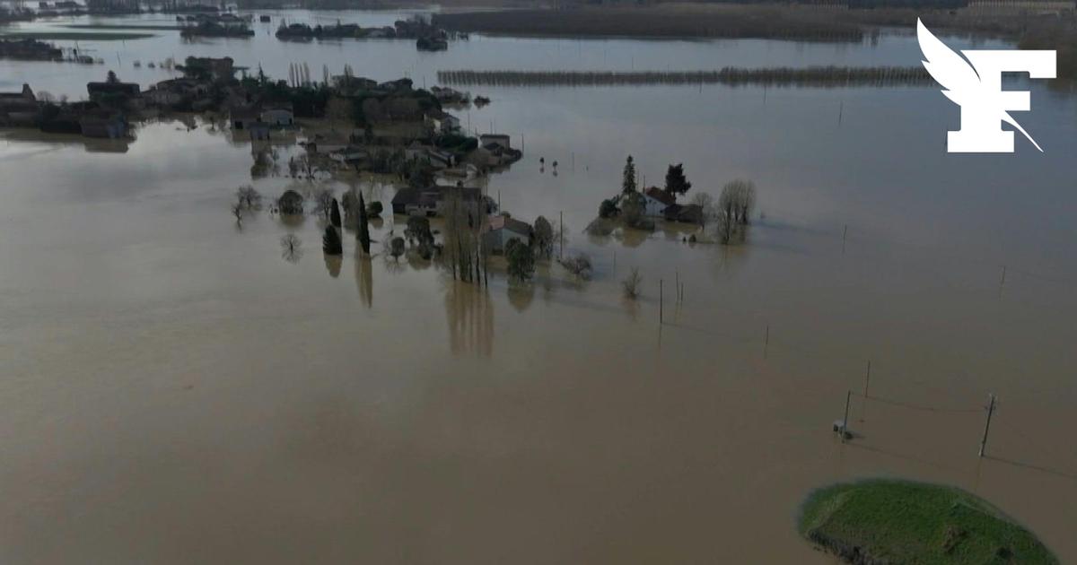 Les dernières images aériennes des crues dans le Lot-et-Garonne