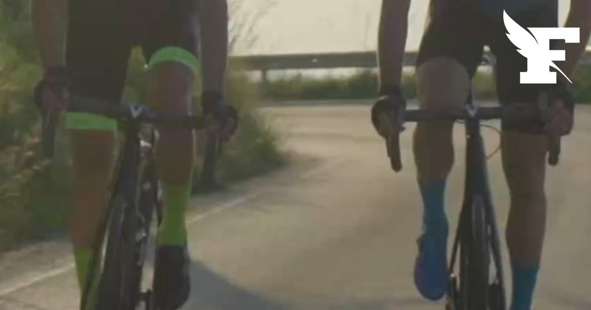 En plein entraÃ®nement, une Ã©quipe de cyclistes italiens visÃ©e par un tir Ã  l'arme Ã ...