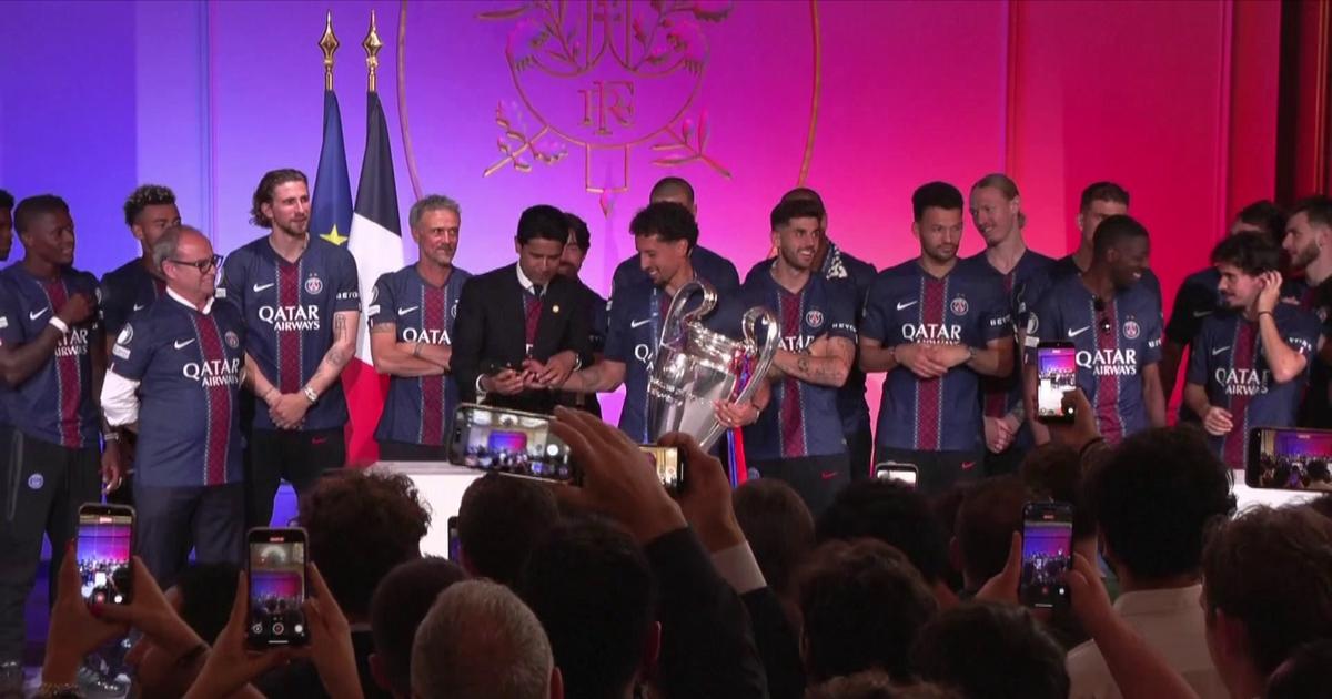Victoire du PSG: «Une, c'était historique, la deuxième est légendaire», affirme Marquinhos depuis l'Élysée