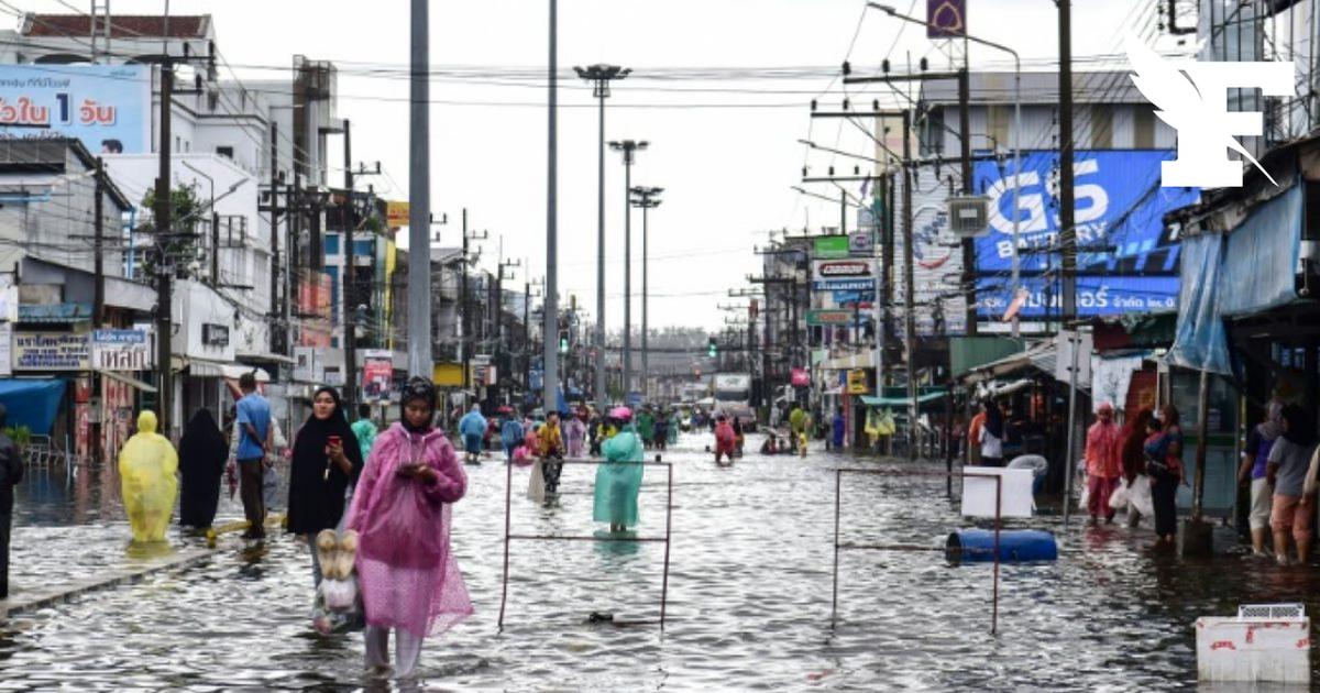 Thaïlande : les images des inondations qui frappent Bangkok