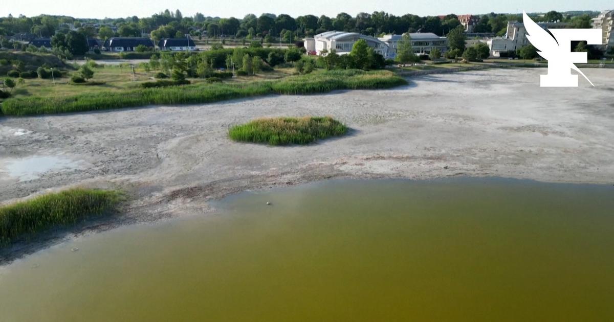 Hongrie: près de Budapest, les images du lac Velence confronté à un niveau d’eau historiquement bas