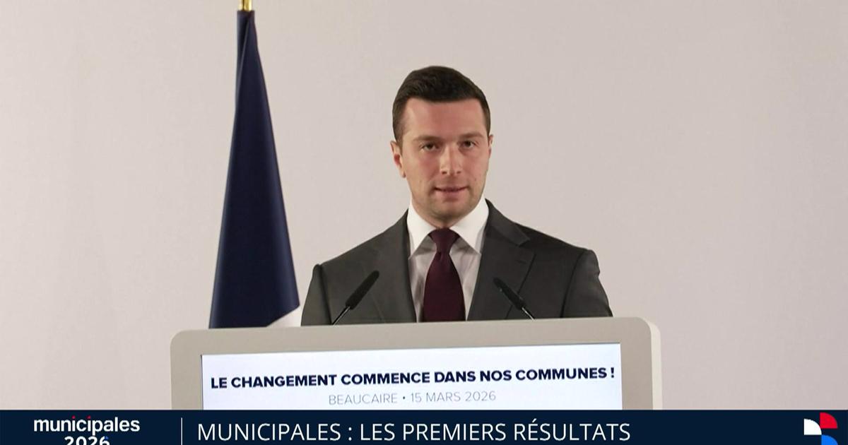 Élections municipales: Jordan Bardella tend la main aux autres listes de droite pour le second tour