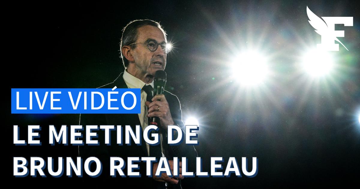 Suivez en direct le meeting de Bruno Retailleau à Paris