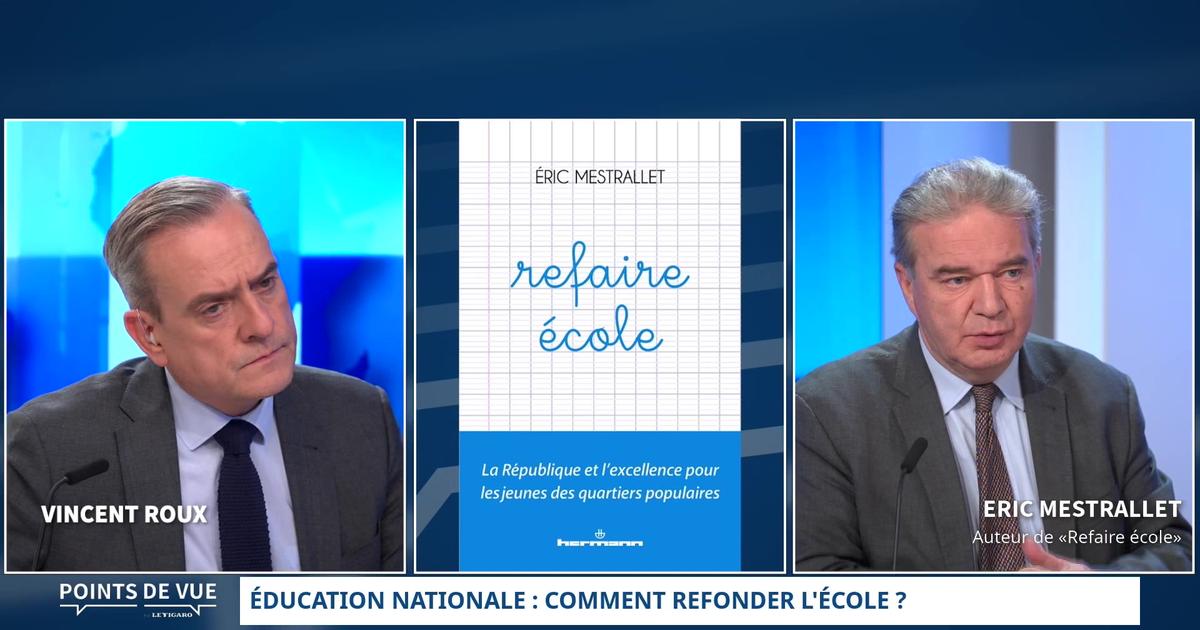 Éducation nationale : comment refonder l'école ? Le point de vue d'Éric Mestrallet