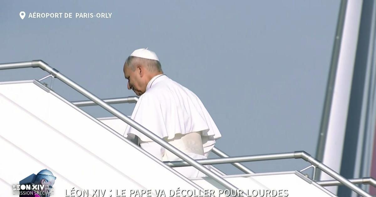 Visite du pape en France : Léon XIV est monté dans son avion direction Lourdes