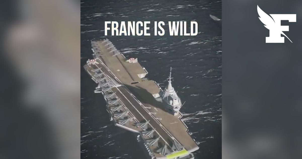 «France is wild»: avant de révéler le nom du futur porte-avion, Emmanuel Macron diffuse un clip sur la puissance militaire française