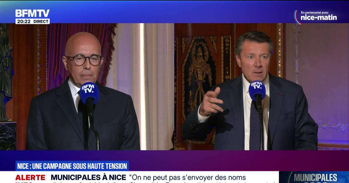 Municipales de Nice: Christian Estrosi fustige «une campagne de violence de la part des équipes» d'Éric Ciotti