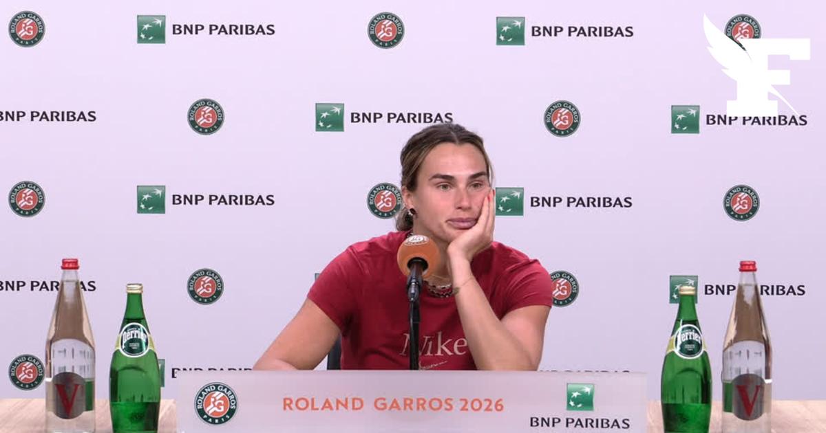 Sabalenka raconte qu'elle est tombée dans un «trou noir» sur le plan mental après sa défaite à Roland-Garros