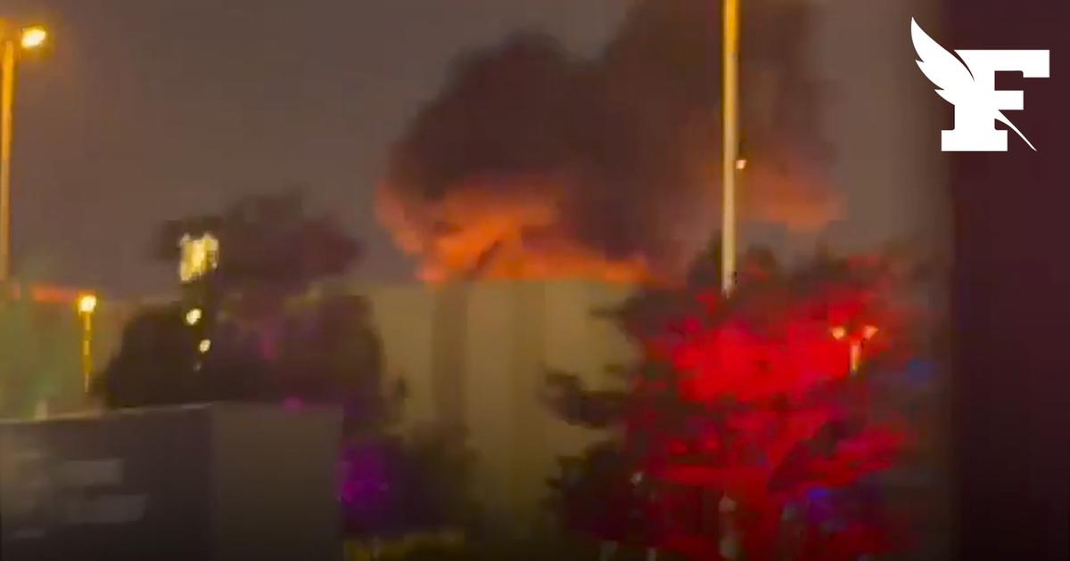 Dubaï: les images d'un incendie près du consulat américain après une attaque de drone