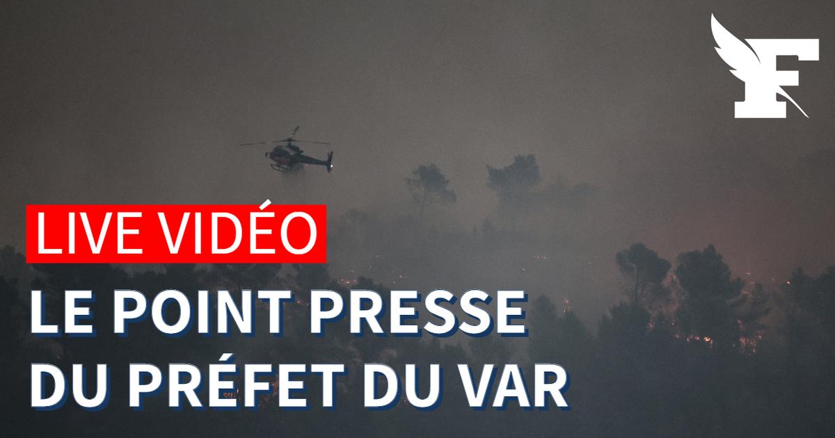 Suivez en direct le point presse du préfet du Var sur l'évolution des incendies...