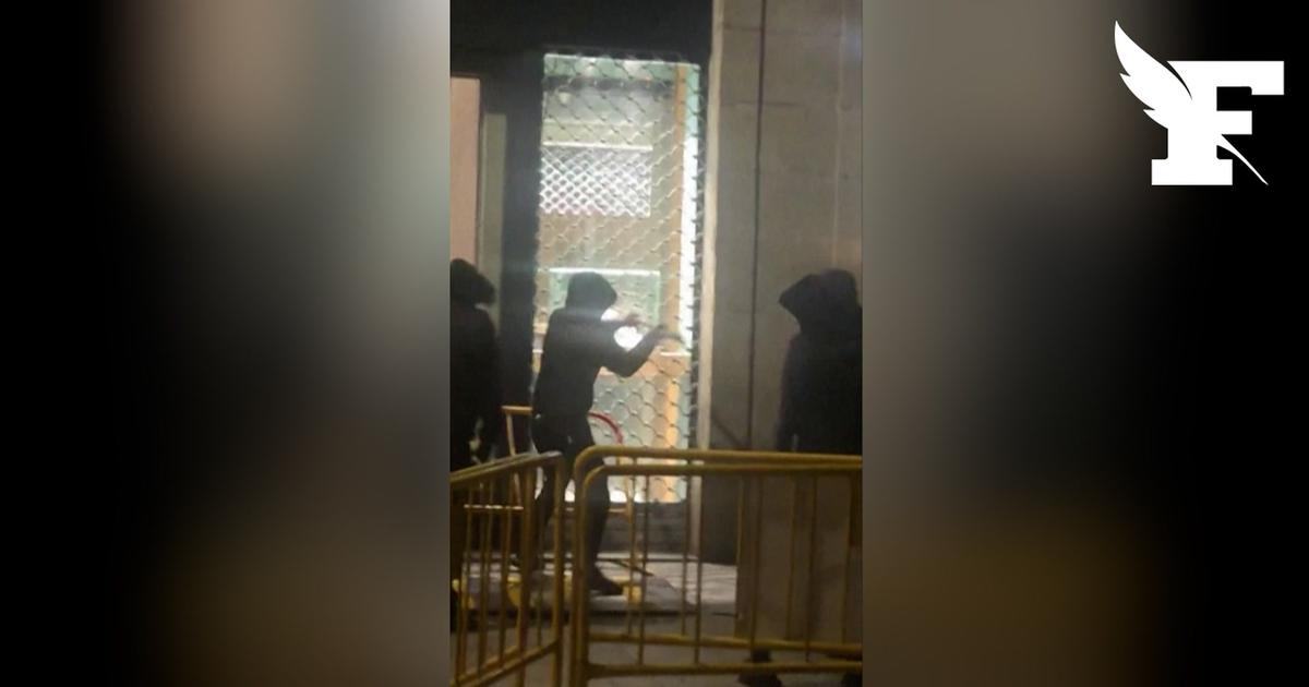 Espagne: les images de pillages et d'actes de vandalisme commis dans les rues de Barcelone