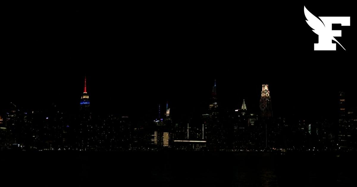 New York célèbre la victoire des Bleus en illuminant l'Empire State Building de bleu, blanc et rouge