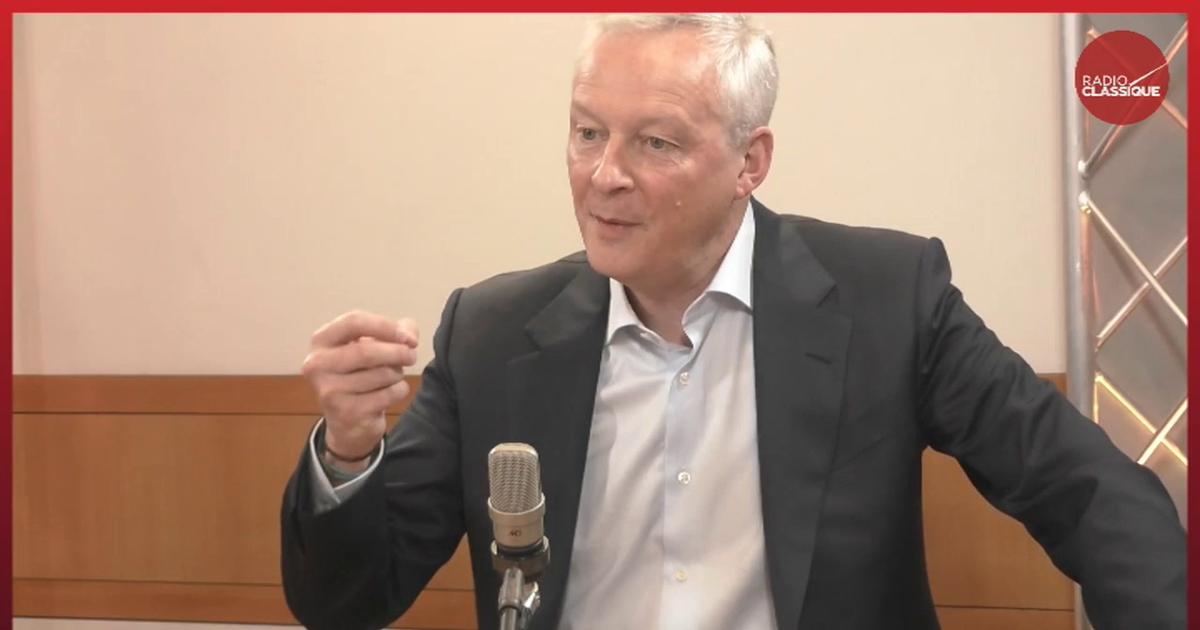 «Le principal problème de notre économie c'est que notre de volume de travail est insuffisant», déclare Bruno Le Maire