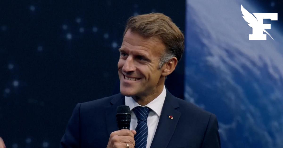 Pour Emmanuel Macron, le sommet international de l'espace est «une opportunité unique» avec «plus de 50 projets signés»