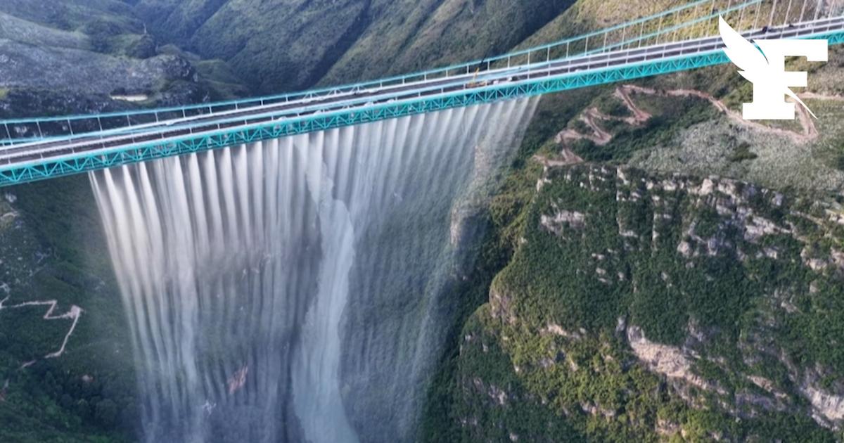 Les images du plus haut pont du monde inauguré en Chine