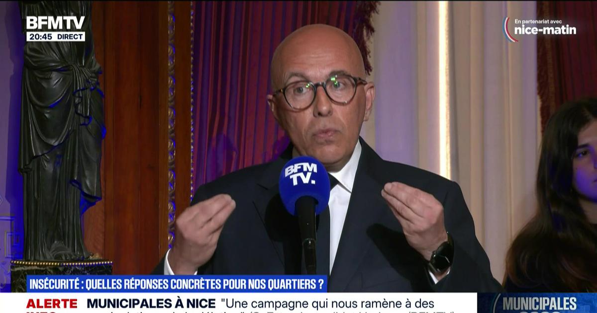 Municipales de Nice: Éric Ciotti veut «100 policiers municipaux chaque jour sur le terrain»