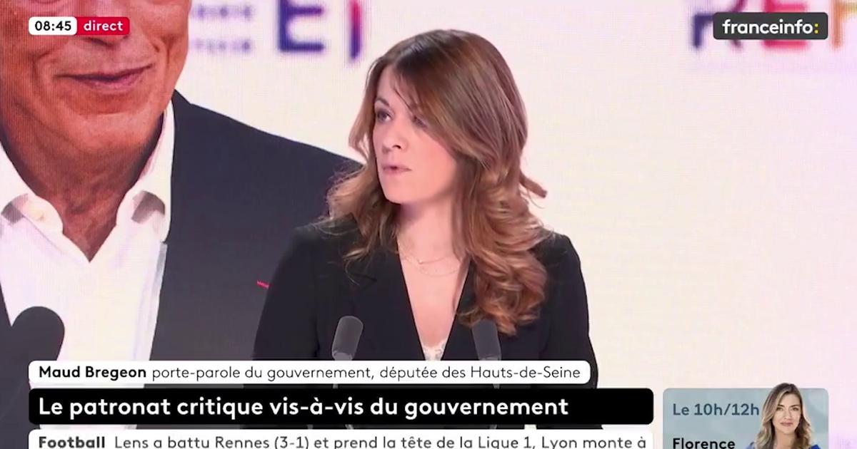 Budget 2026 : «Cette affirmation est fausse», Maud Bregeon répond aux critiques du président du Medef