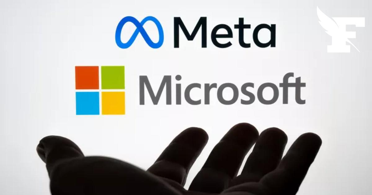 Wall Street: l'action de Meta bondit, celle de Microsoft plonge