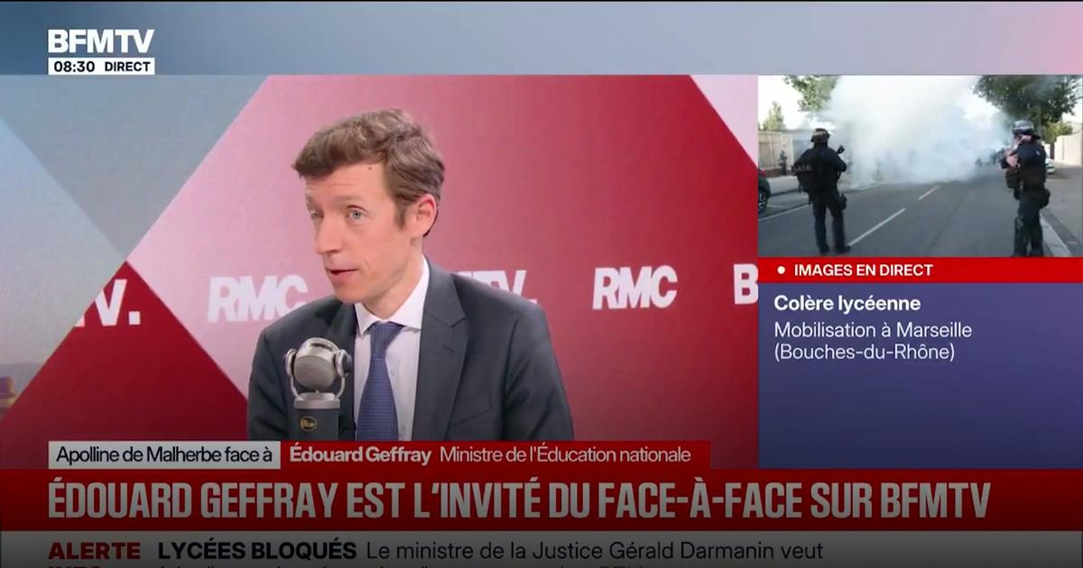 Environ 400 lycées sont fermés ce vendredi, annonce Edouard Geffray