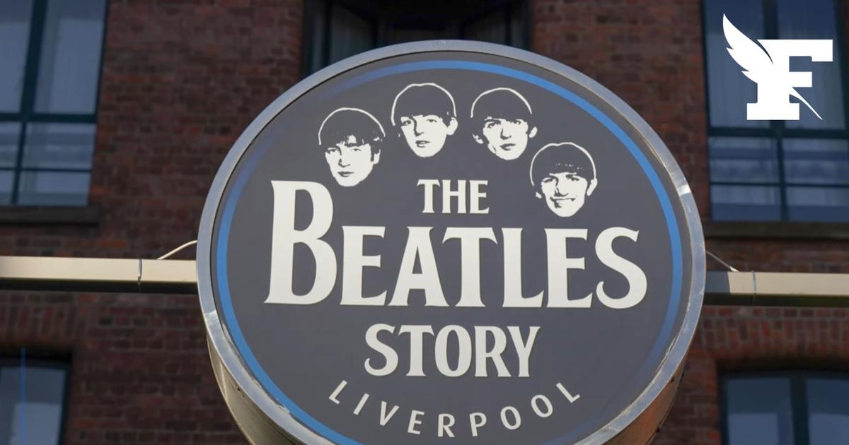 Les acteurs choisis pour incarner les Beatles aperçus sur le mythique passage piéton