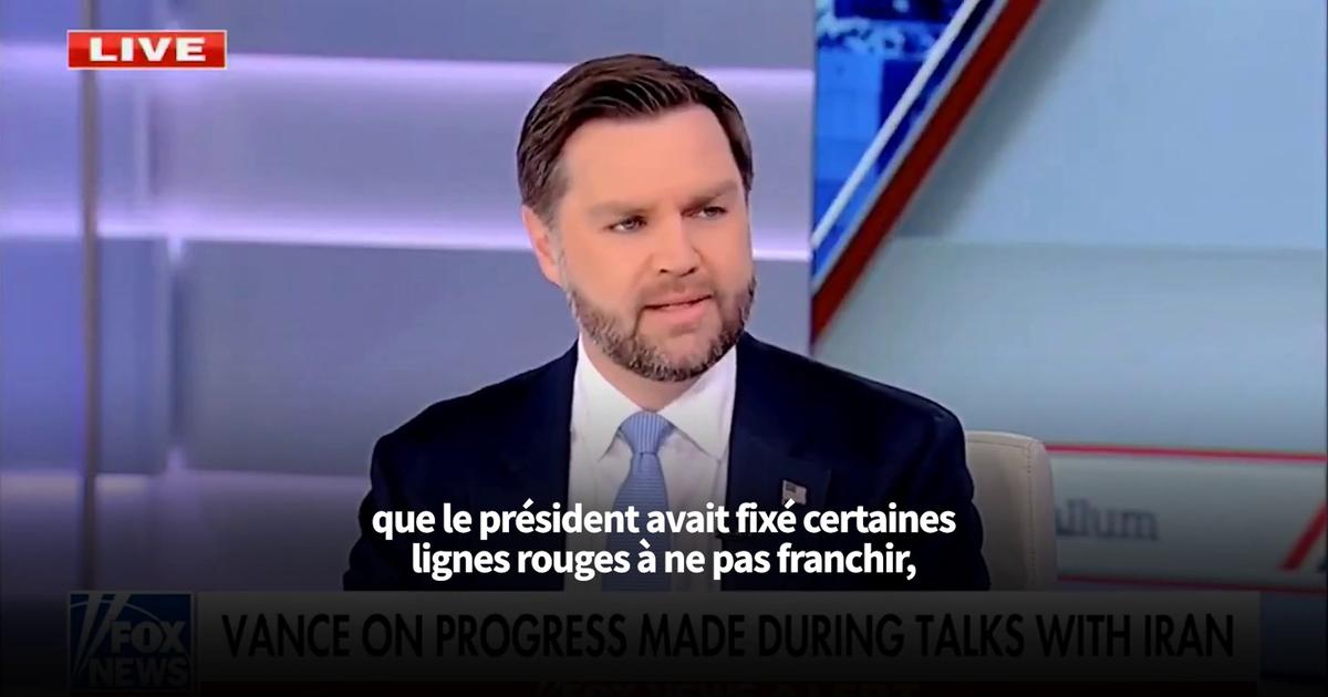 Donald Trump a fixé des «lignes rouges que les Iraniens ne sont pas encore prêts à reconnaître», estime JD Vance