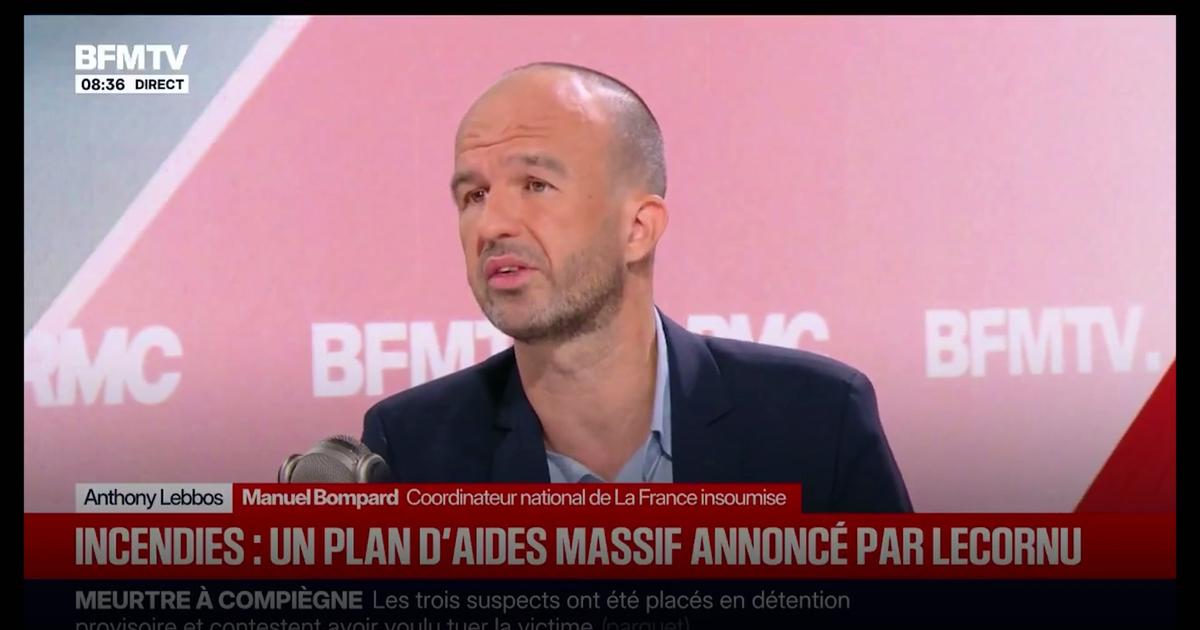 LFI souhaite une commission d’enquête parlementaire sur la gestion des incendies, annonce Manuel Bompard