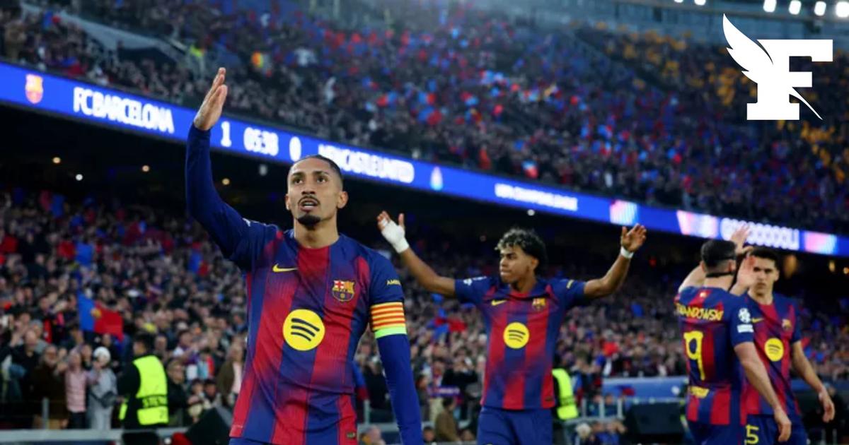 Ligue des champions: le FC Barcelone se qualifie pour les quarts de finale en écrasant Newcastle