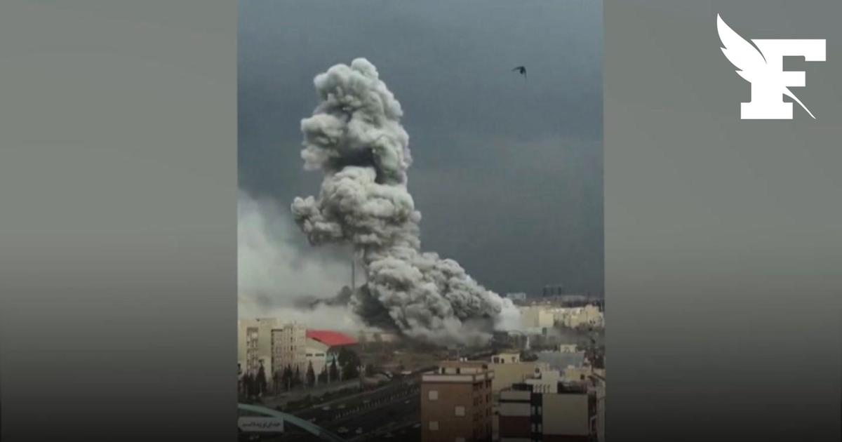 Un nuage de fumée noire dans le ciel de Téhéran au quatrième jour de l'offensive israélo-américaine