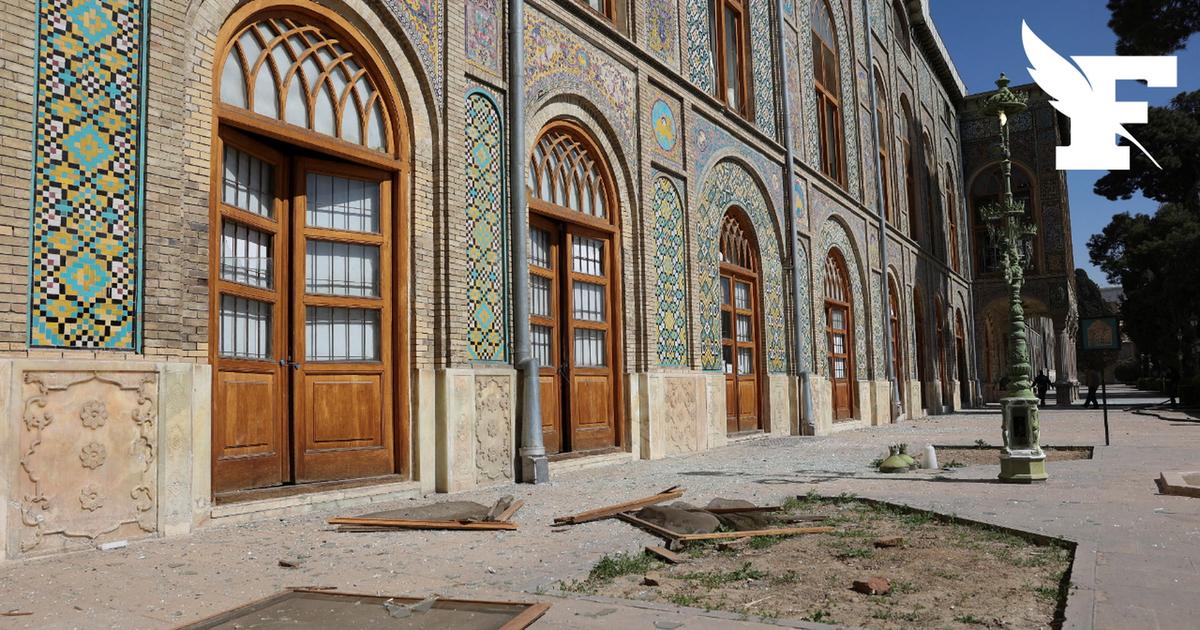 Guerre en Iran: les images des dégâts provoqués par une onde de choc sur le palais du Golestan