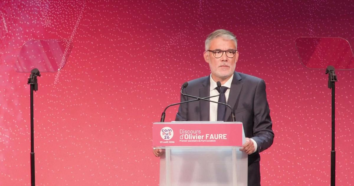 «Cet été, la France a brûlé sous nos yeux», insiste Olivier Faure lors de l'université d'été du PS à Blois