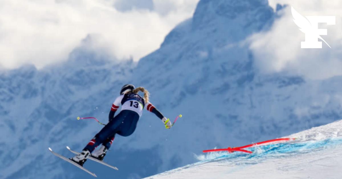 JO d'hiver 2026: très violente chute pour la légende américaine du ski Lindsey Vonn