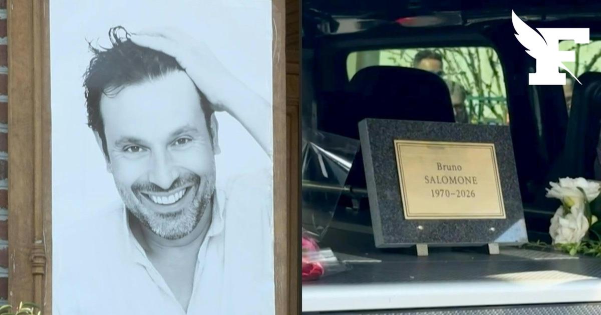 Jean Dujardin ému, portrait, applaudissements,... Les images des obsèques de l'acteur Bruno Salomone