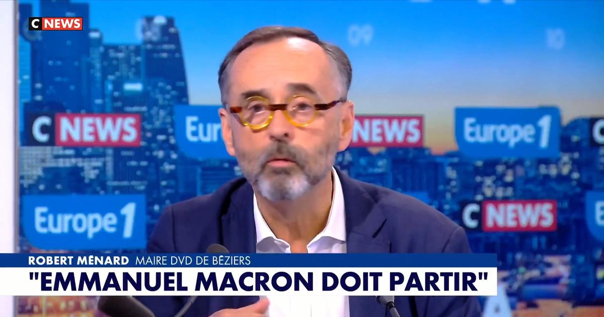 «Emmanuel Macron est radioactif»: Robert Ménard appelle le président à «se tirer»