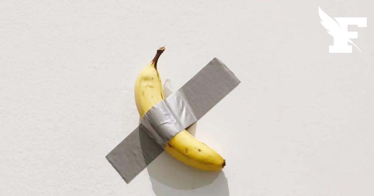 La banane scotchée de l’œuvre «Comedian» volée au centre Pompidou-Metz