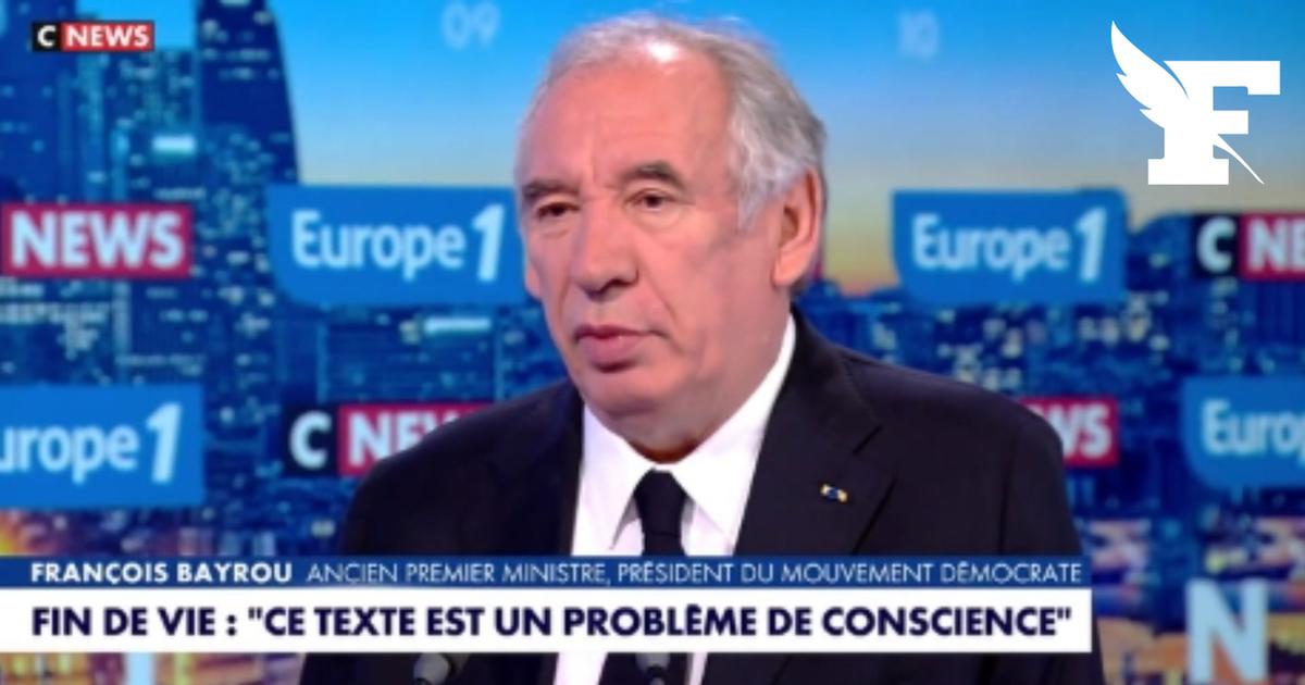 Loi sur la fin de vie: «Un changement profond de la société dans laquelle on est» pour François Bayrou