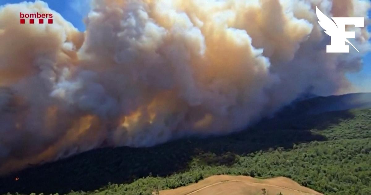 Espagne: vent violent et communes confinées face à un incendie près de la Costa Brava