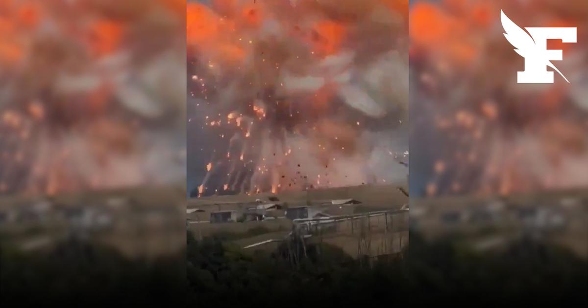 Les images de l’explosion dans une usine de munitions près de Rome