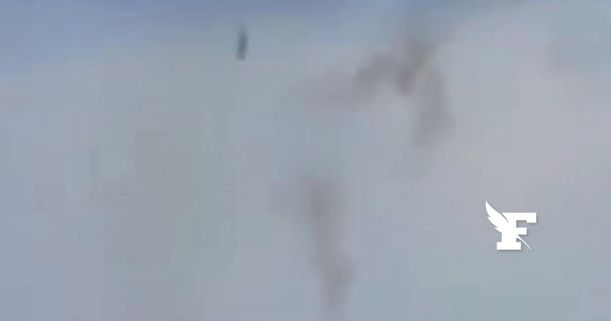 États-Unis: les images spectaculaires d'une collision d'avions de chasse