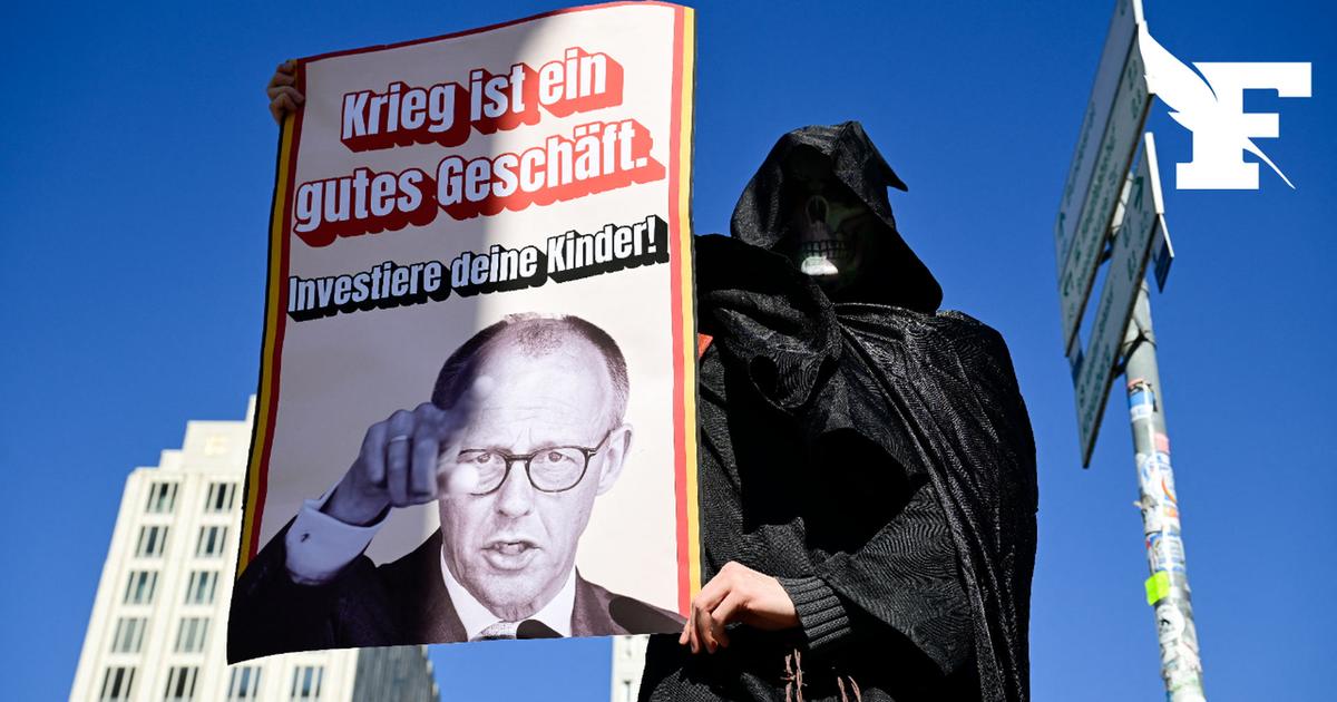 Manifestations des lycéens allemands contre le retour du service militaire