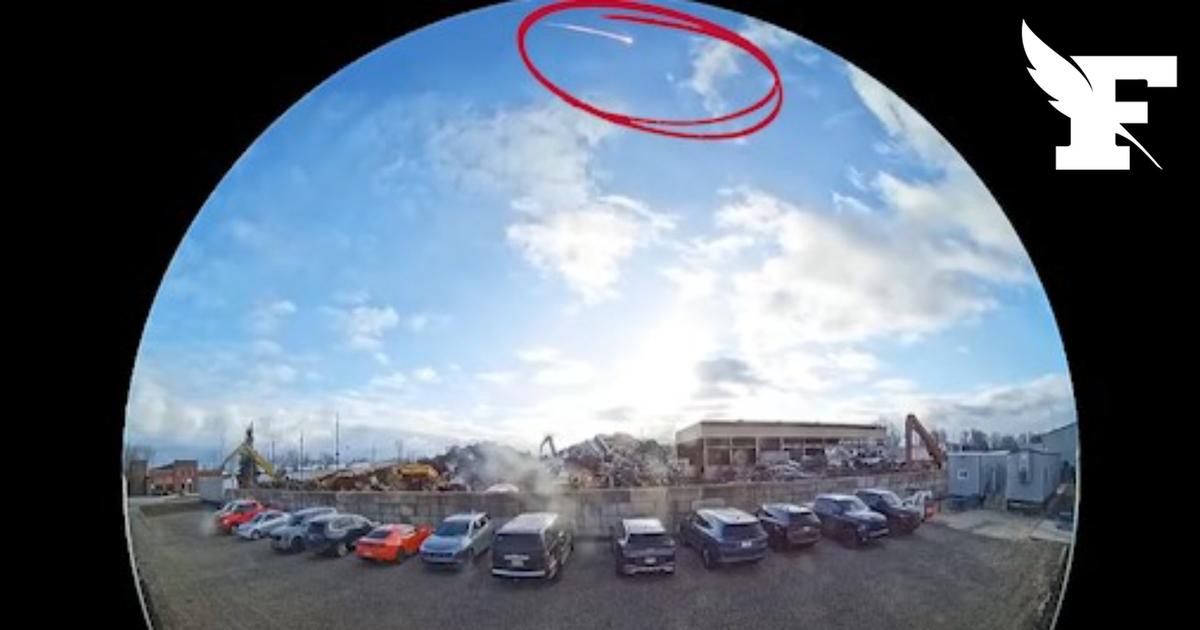 Etats-Unis: les images d'une météorite de 7 tonnes explosant dans le ciel