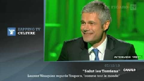 Zapping TV : Laurent Wauquiez avoue aller sur Youporn