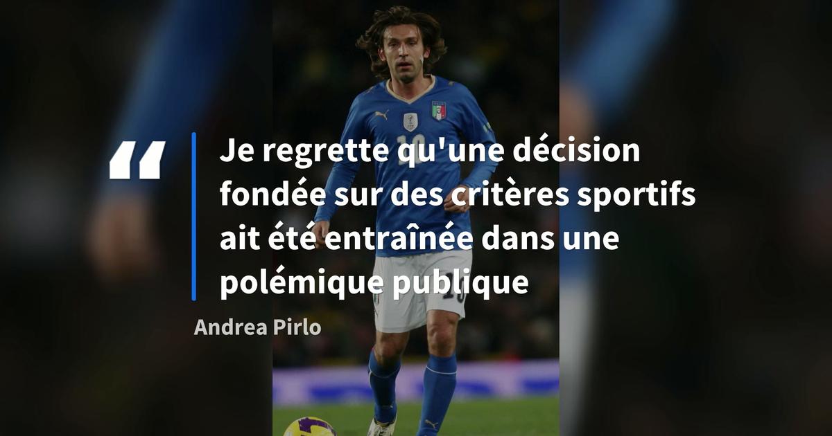 Football : Andrea Pirlo n'est plus candidat au poste de sélectionneur de l'Italie