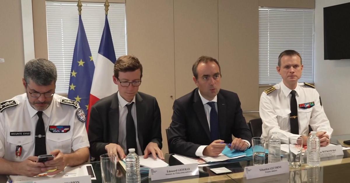 Suivez la réunion interministérielle sur la canicule, présidée par Sébastien Lecornu