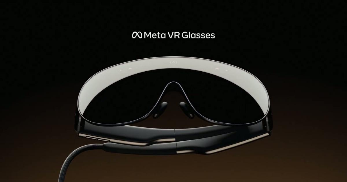 Meta annonce une nouvelle paire de lunettes VR dopées à l'IA