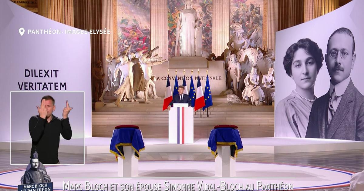 Pour Emmanuel Macron, Marc Bloch est « l'héritier des Lumières»
