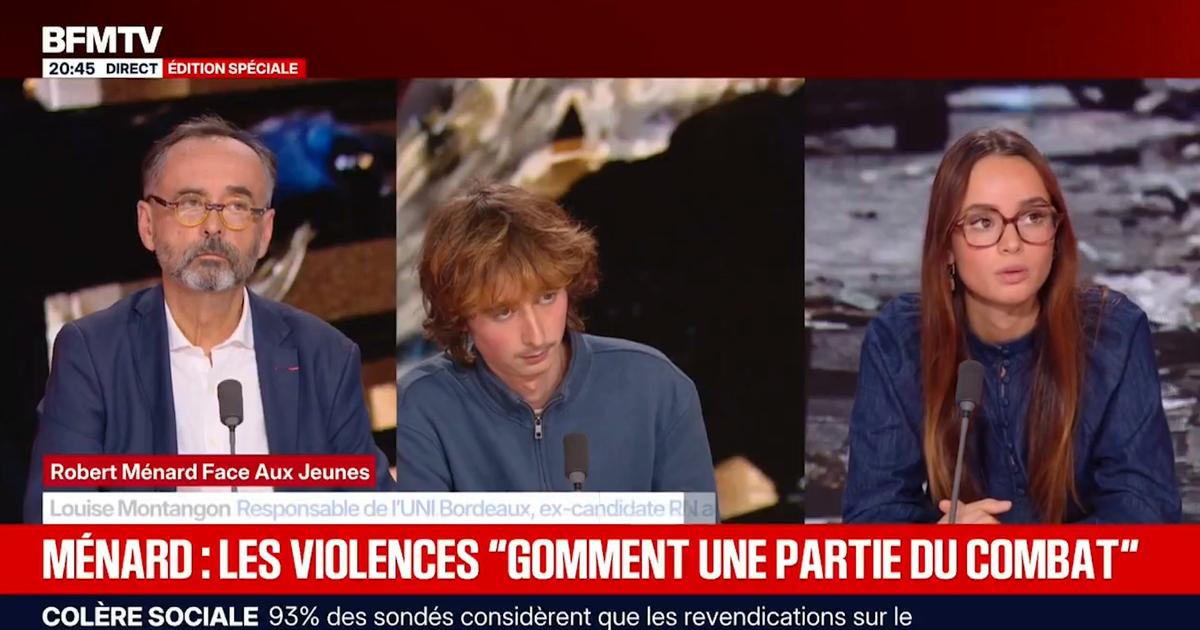 Sur le plateau de BFMTV, Louise Montangon fait de l'ombre à Robert Ménard