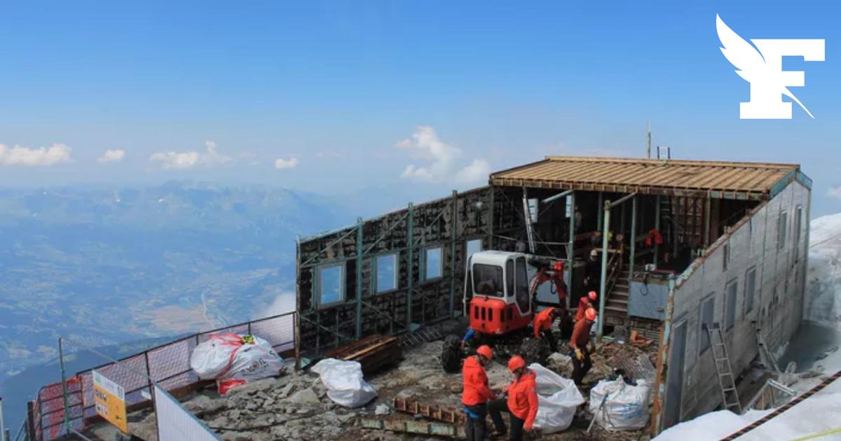Mont-Blanc: l’ancien refuge du Goûter démonté pièce par pièce à 3.800 mètres d’altitude