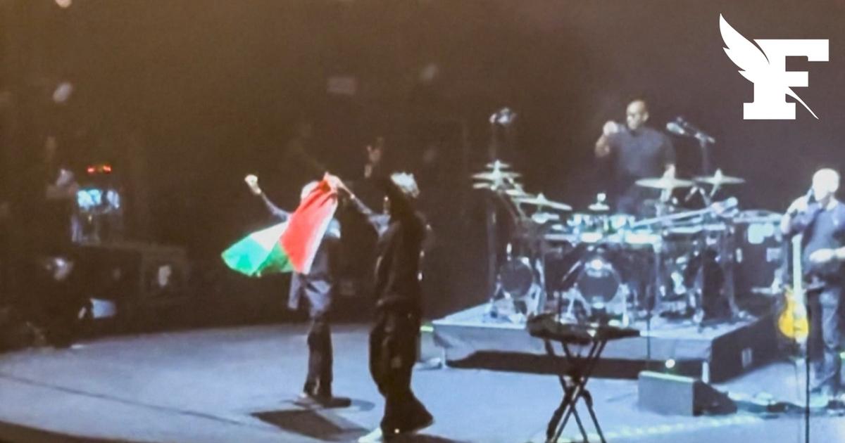 Banni de Singapour, interrogatoire policier ...Le groupe Massive Attack décrit une « expérience surréaliste » après avoir brandi un drapeau palestinien sur scène